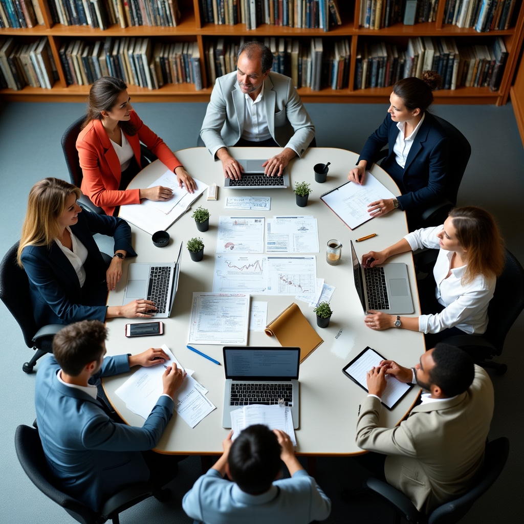 Workshop training session with participants engaged in presentation practice